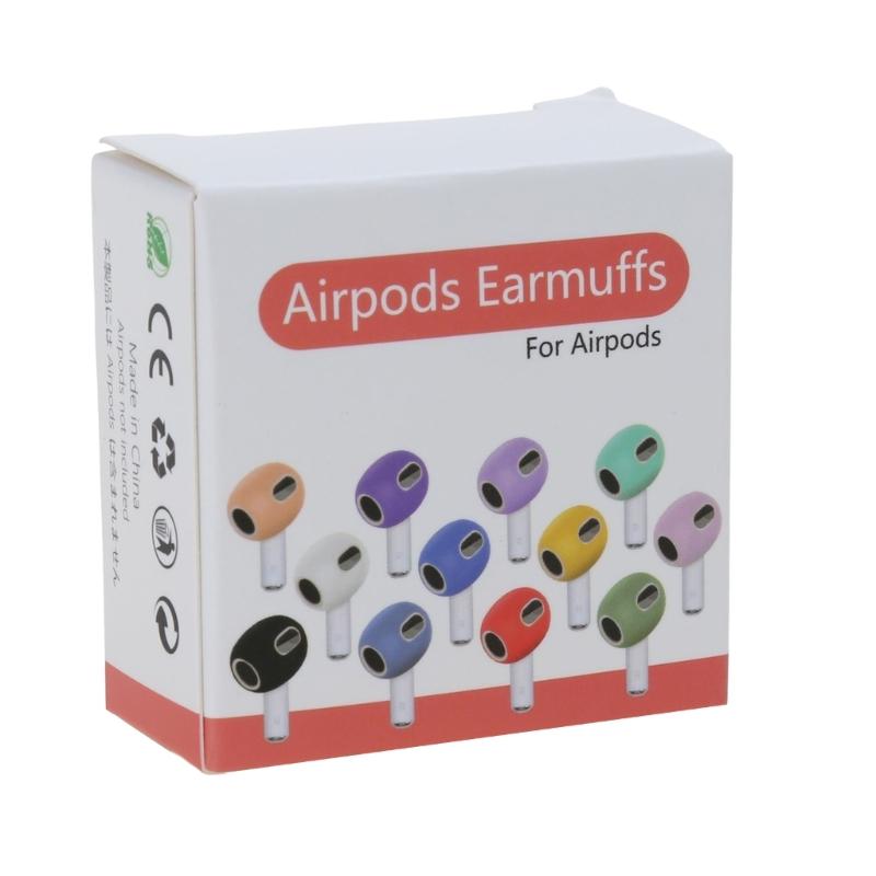 3 Pair Earphone Case Cover Soft Silicone Ear Pads For Pods Pads 3 Earbuds Ear Tips Earphones Accessories