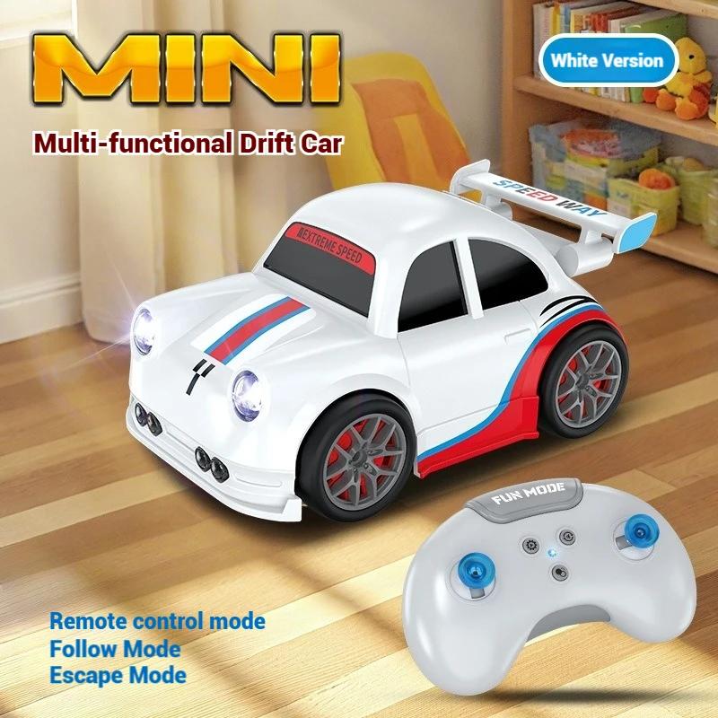 non-toxic 2.4G mini RC smart drift car with lights and sounds multi-function remote control suitable for indoor/outdoor entertainment