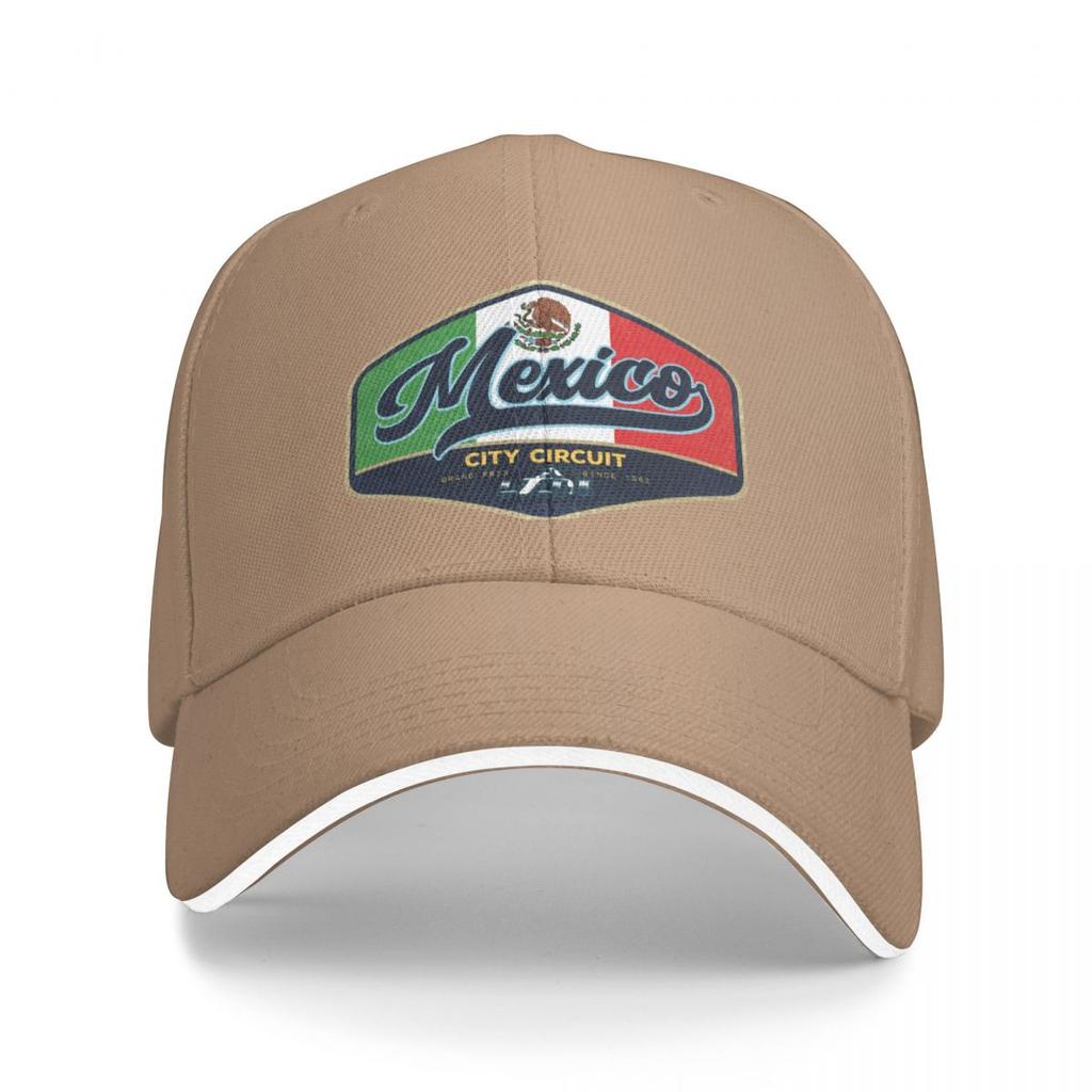 Mexico Grand Prix Badge Cap Baseball Cap Fashion Military Cap Man Baseball Cap for Unisex Women's