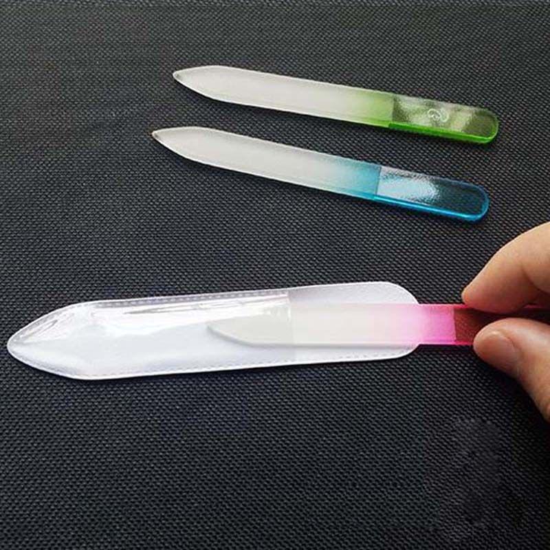 Прочная пилка для ногтей Polijst Vijl Crystal Glass Buffer Nail Art Manicure Device Pro Tool Lime Unghia