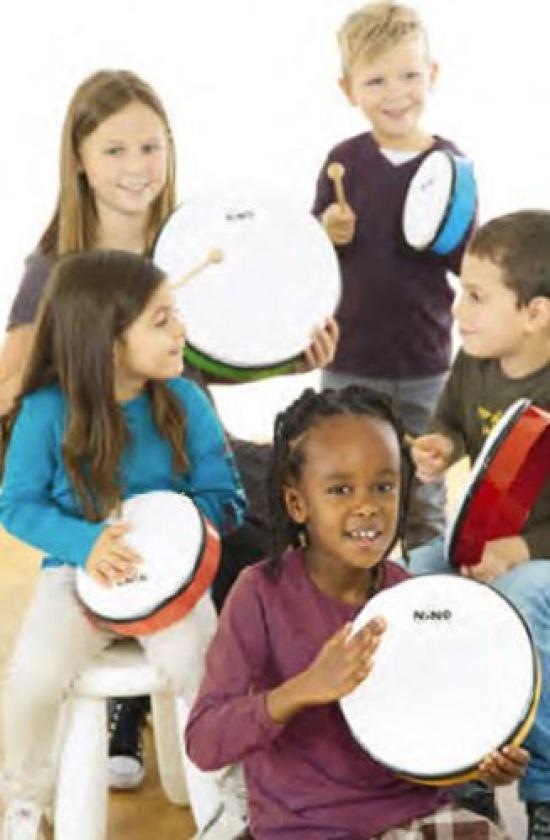 Ручной барабан NINO ABS размер M красный NINO5R []