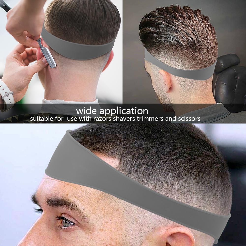 Silicone Salon DIY Hair Trimming Guide Hair Styling Neckline Shaving Template Home Hair Trimming
