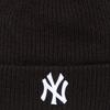New Era Wmns Double Pom Beanie New York Yankees Hat, Womens black Cap