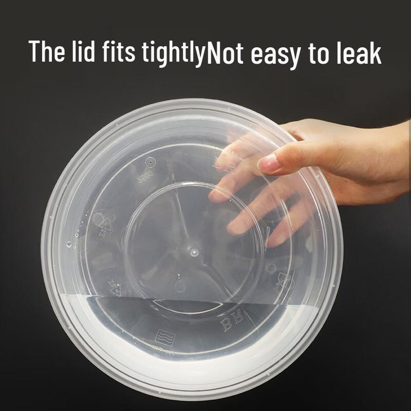 Yuanzhenghe Round Disposable Takeaway Containers with Lids