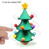 Yousheng танцующая мини-рождественская елка, 3D-печатная настольная елочная игрушка, вращающаяся игрушка-спиннер, настольная рождественская елка для домашнего офиса, декор