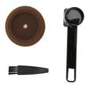Food Grade Silicone Reusable Coffee Capsule Lid Easy Clean Reusable Capsule Lid  Daily Home Brewing