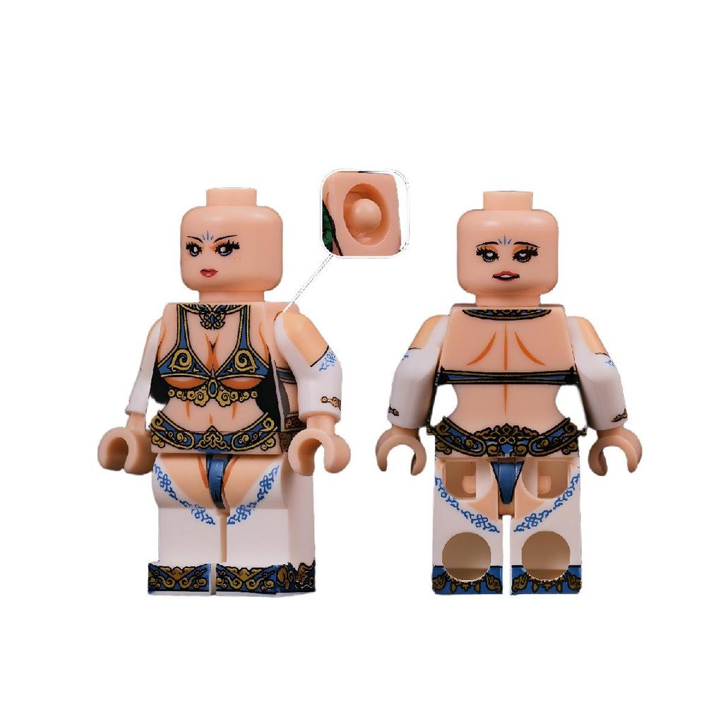 Zhang Fei Minifigure from Three Kingdoms Series, Compatible with LEGO, Romance of the Three Kingdoms Building Blocks