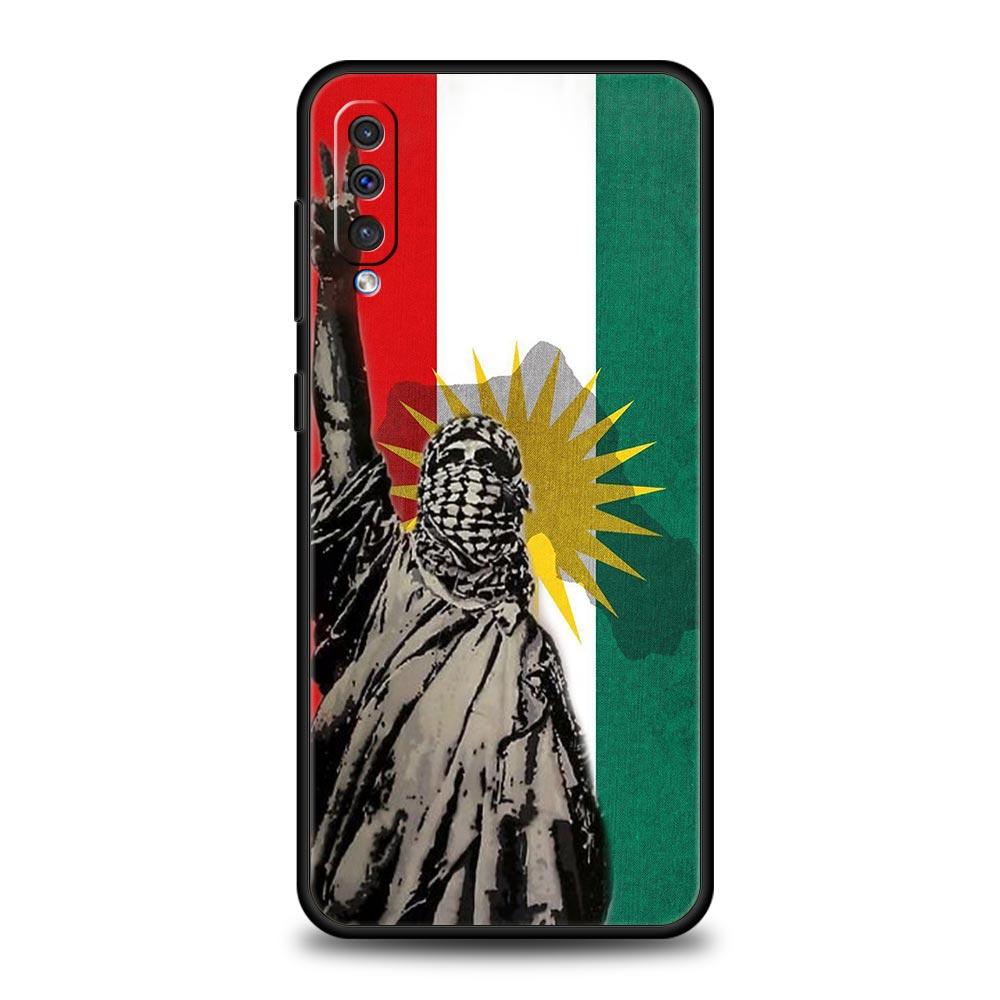 Курдский флаг Чехол для телефона для Samsung A56 A36 A26 A54 A52 A24 A14 A50 A72 A70 A40 A20E A06 A12 A22 A34 A42 A32 A04s A16 5G