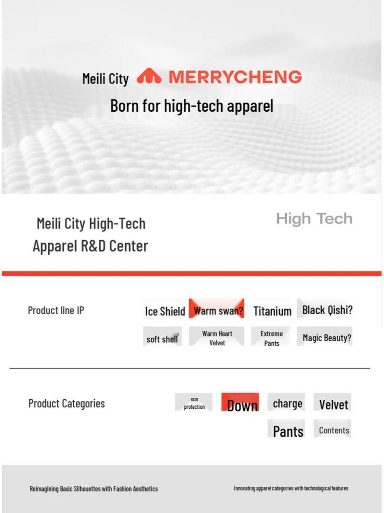Женский пуховик Meilicheng Zhuoyuan Style с капюшоном