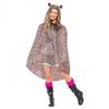 Smiffys Unisex Adult Leopard Print Party Poncho