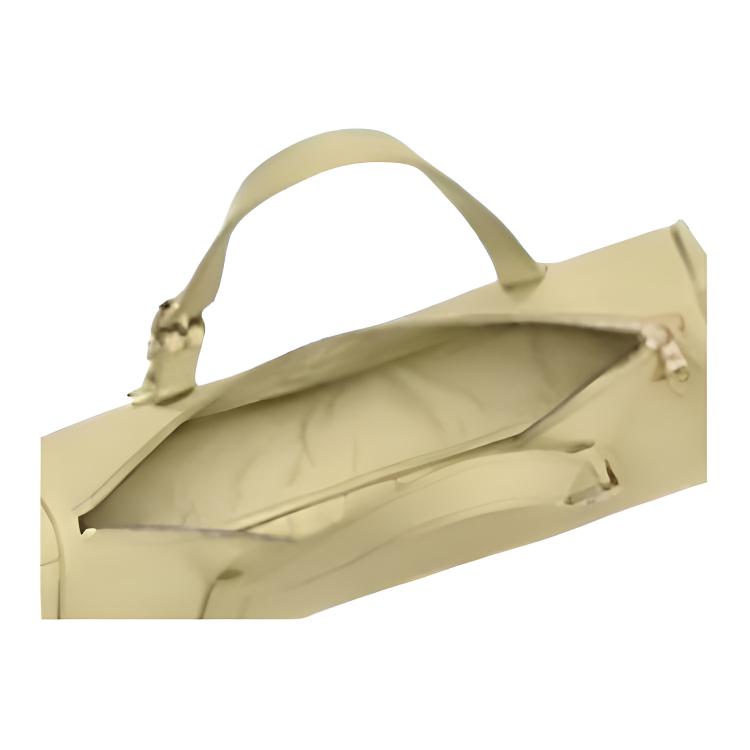 Longchamp Looong Letter Logo Adjustable Shoulder Strap Leather Baguette Bag Large Women shoulder bag Pistachio-Green 10369HJI244