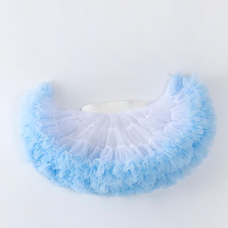 Пышная юбка-пачка для девочек темно-зеленого фруктового цвета с рисунком кролика