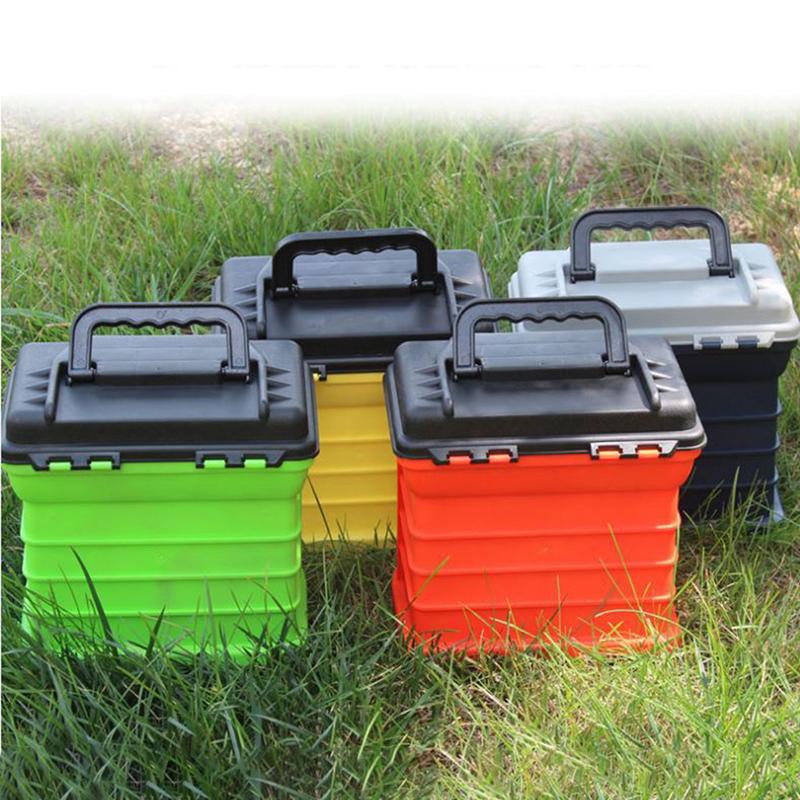 5-слойная коробка для рыболовных снастей из полипропилена + АБС-пластика, высококачественная пластиковая ручка для рыбалки