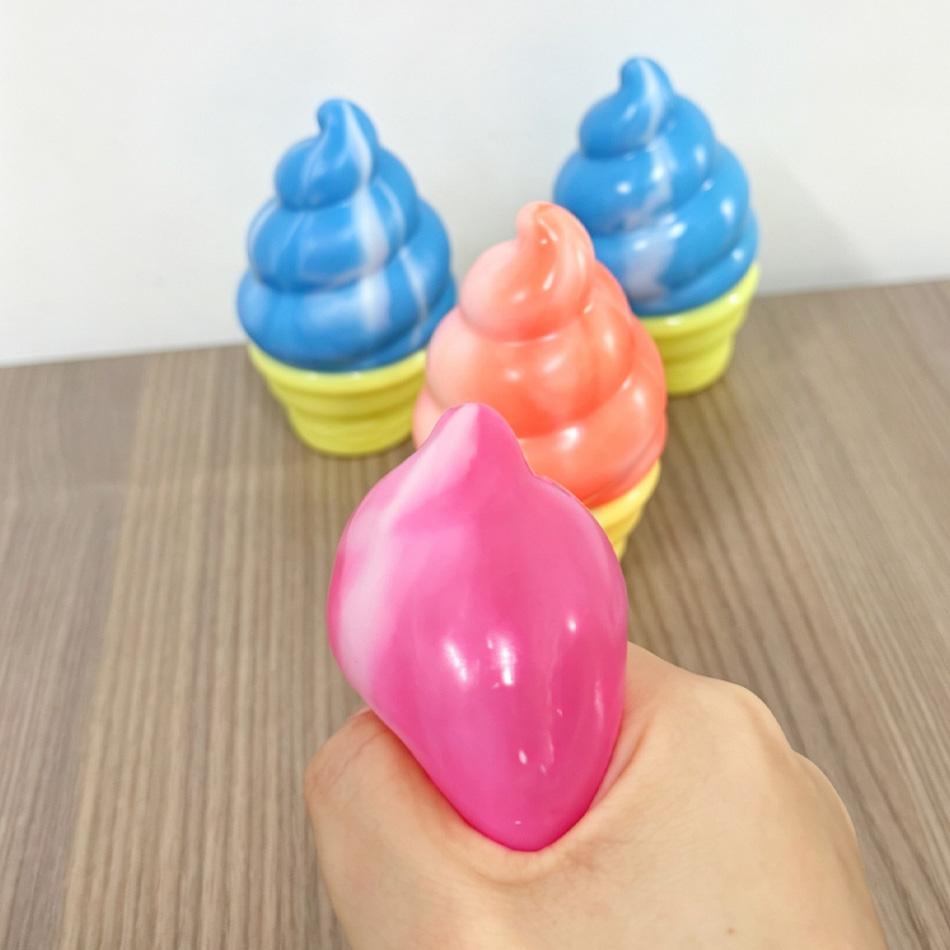 Новые сенсорные игрушки Schylling «Мороженое» Блоки для снятия стресса Сжимаемые головоломки Решение задач Выплеск эмоций Детский сувенир