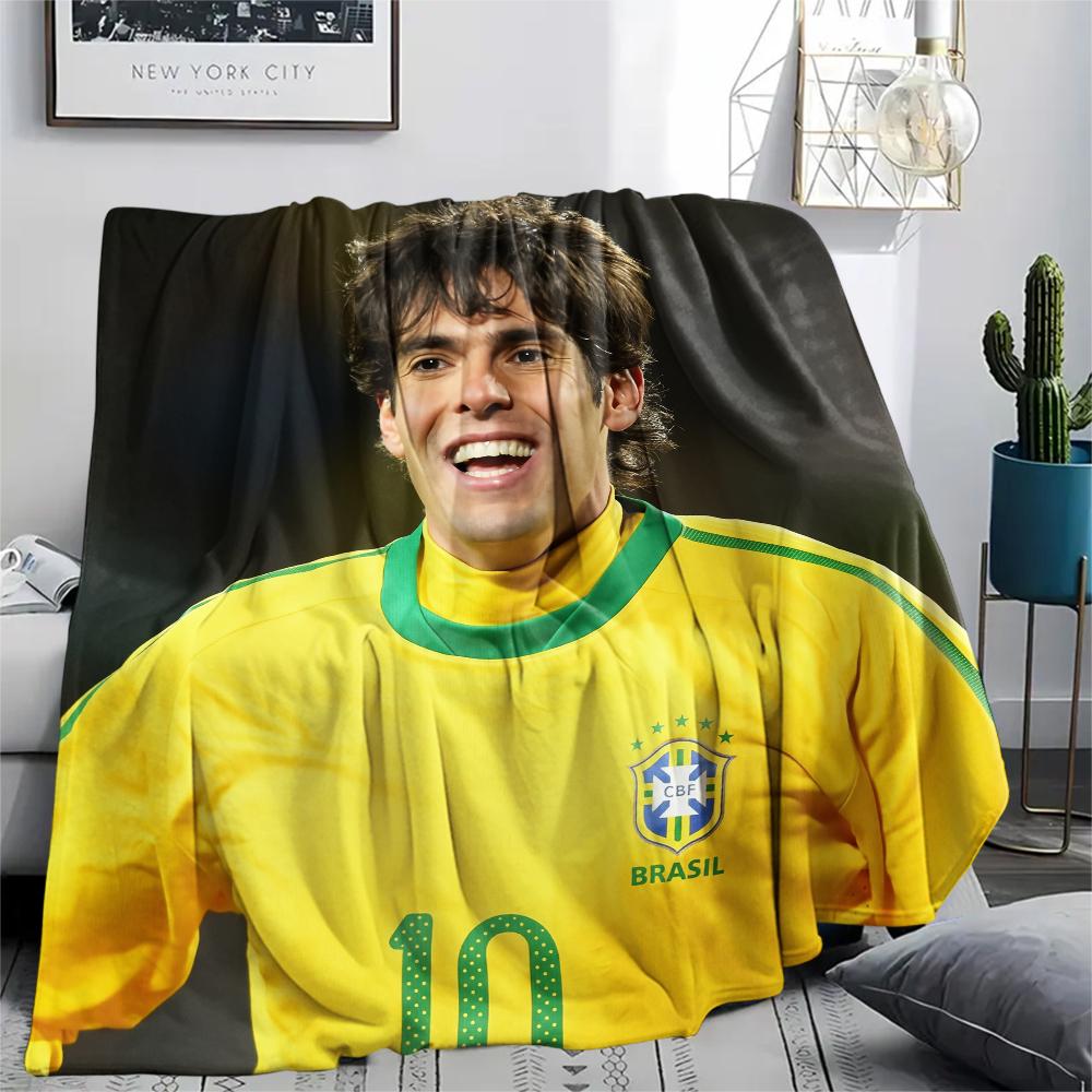 Brazilian footballer Kaká pattern Flannel Blanket, High quality Comfortable for All Seasons, Home Decor, Warmth and Comfort, Perfect for Gifts.