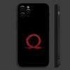 Чехол для телефона G-God of W-War Game для Apple iPhone 15,14,13,12,11,Pro,X,XS,Max,XR,Plus,Mini Мягкий черный чехол