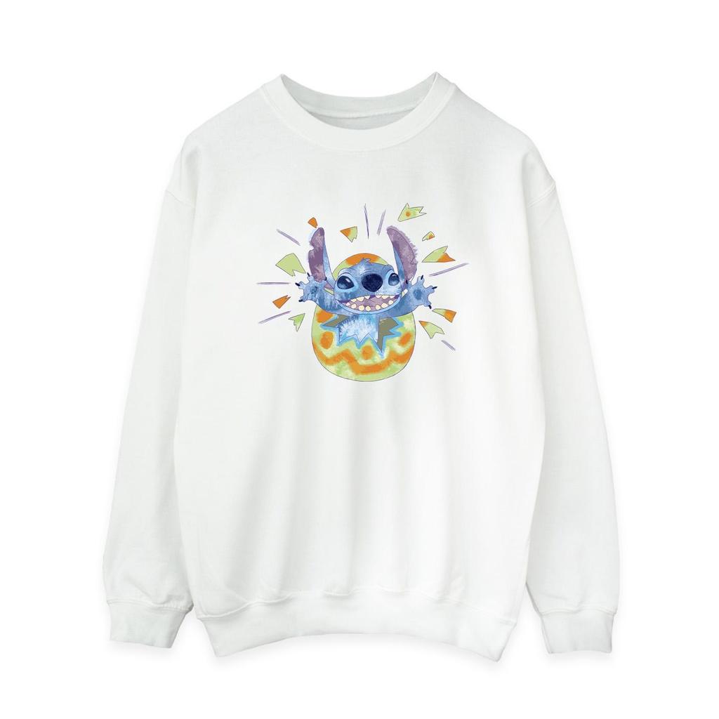 Disney Womens/Ladies Lilo & Stitch Cracking Egg Sweatshirt