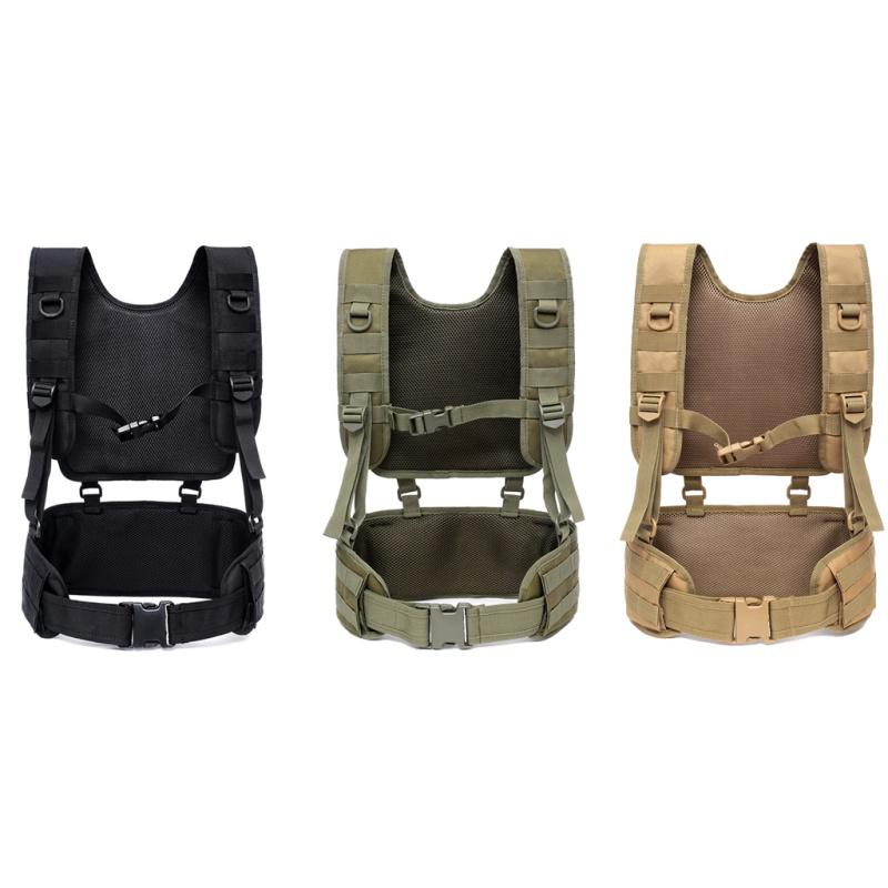 Тактический padded боевой ремень со съемными стропами Airsoft Боевой служебный ремень с комфортными вставками и съемными высококачественными Практичный для ежедневного использования