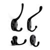 Zinc Alloy Bronze Clothes Hangers Wall Hooks Coat Bag Hat Hanging Hooks Bathroom Racks
