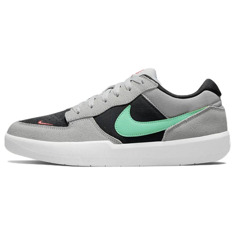 Nike Sb Force 58 Wolf Grey Black Light Menta Skateboard Shoes CZ2959-006