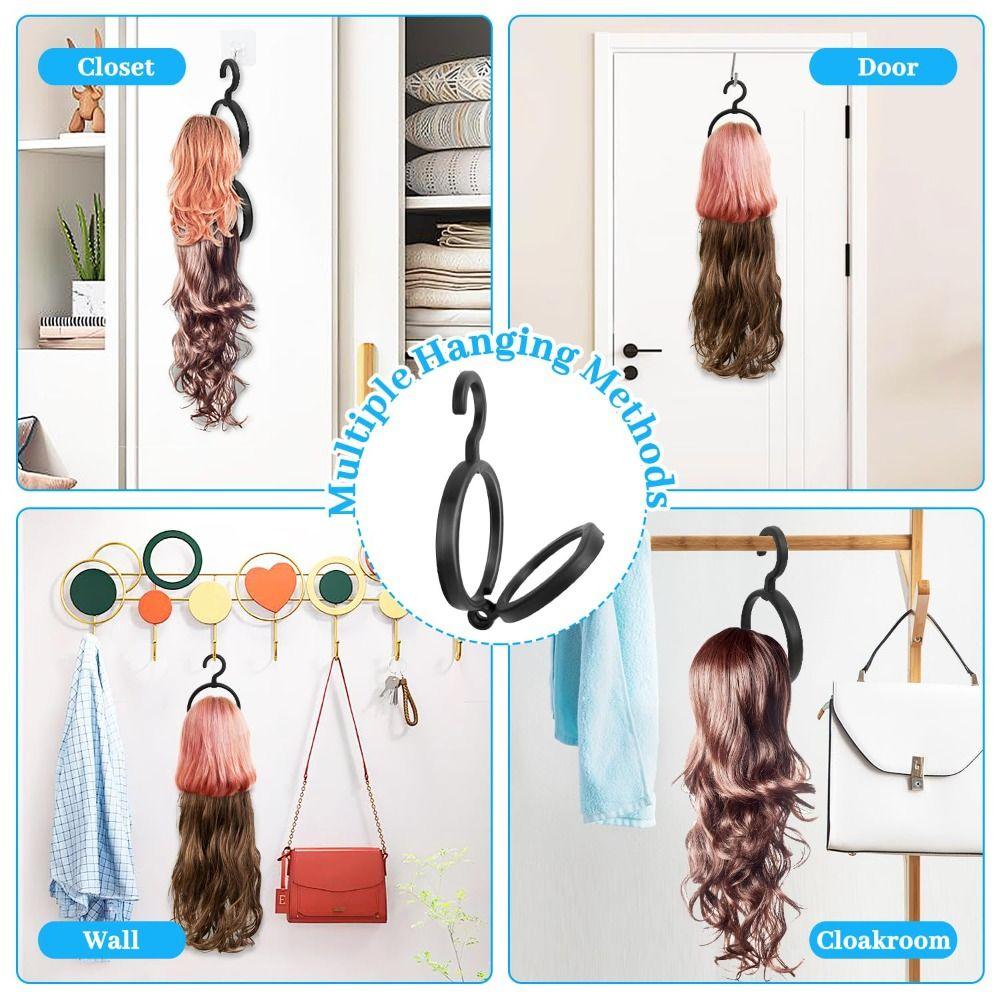 Portable Wig Hanger Multiple Wigs Wig Holder New Hanging Wig Stand