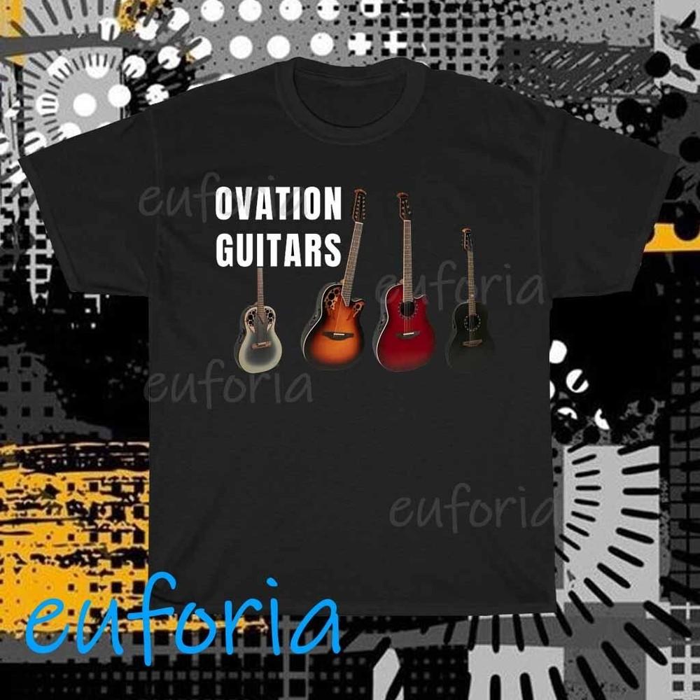 Ovation Guitar Company Logo T-Shirt Funny Size S to 5XL