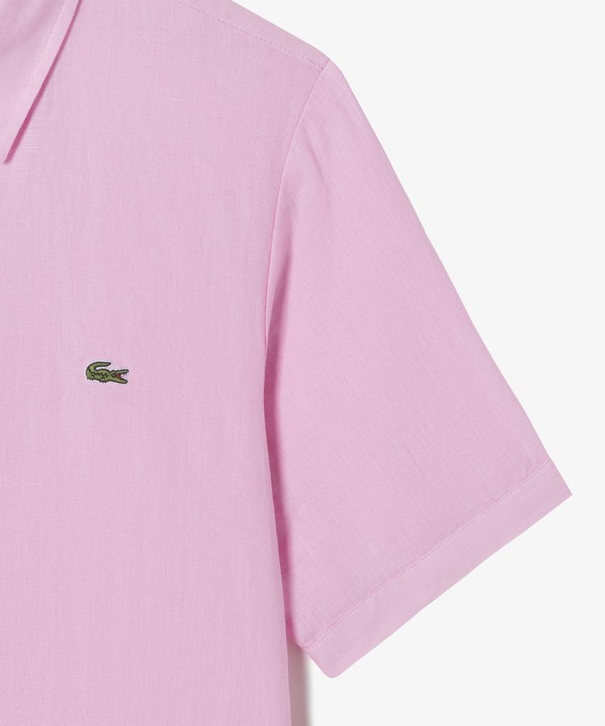 LACOSTE Женская новая классическая рубашка с коротким рукавом Cf139E-56G Z4H