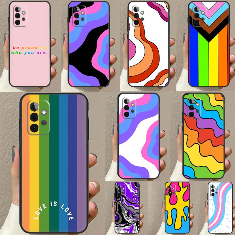 Чехол для телефона LGBT Pride Love для Samsung A51 A71 A50 A70 A13 A23 A33 A53 A12 A22 A32 A42 A52 A54 A34 A14
