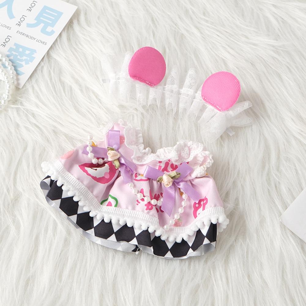 DIY Doll Clothes 20cm Princess Dress Cute Cake Skirt Girl
