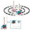 Plastic Domino Train Playset With Sensor Control For Children Interactive Learning