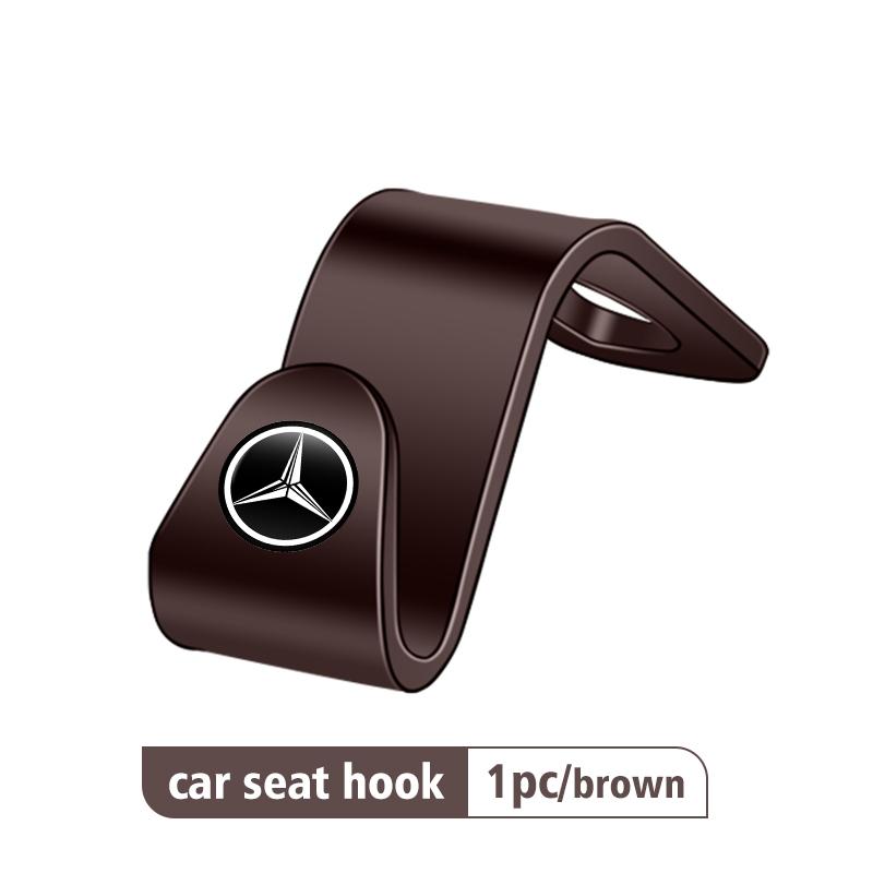 D64pcs Car Seat Headrest Hook Storage Hanger Organizer Accessories For Mercedes Benz AMG A C E S G Class W201 W210 W108 W204 W205