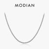 Modian Full Clear CZ Necklace 925 Sterling Silver Sparkling Choker Necklaces For Women Statement Jewelry