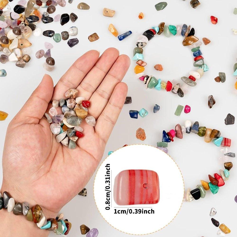 20/40/60 бусин из натурального щебня разных цветов, нерегулярные каменные бусины размером от 5 мм до 8 мм, просверленные отверстия, браслеты, ожерелья, серьги, бижутерия своими руками