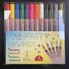 12-Color Acrylic Manicure Art Pen Set – Quick-Dry Graffiti & DIY Nail Liner