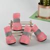 4PCS/SET Wear Resistant Dog Mesh Shoes Breathable Dog Net Shoes  For Dogs Cats