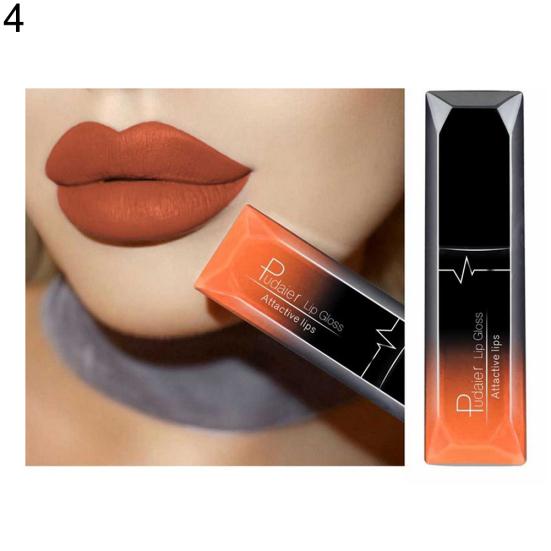 Long Lasting Liquid Lipstick Matte Moisturizing Advanced Lip Gloss Lip Glaze Glitter Matte Finish Lip Makeup Lipstick Women Sexy Beauty Cosmetic