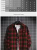 Мужская клетчатая рубашка с длинным рукавом в гонконгском стиле - корейская модная и красивая молодежная рубашка на осень/зиму