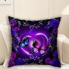 1pc Bohemian Butterfly Flower Patterned Throw Pillow Cover Furniture Decor Brand New