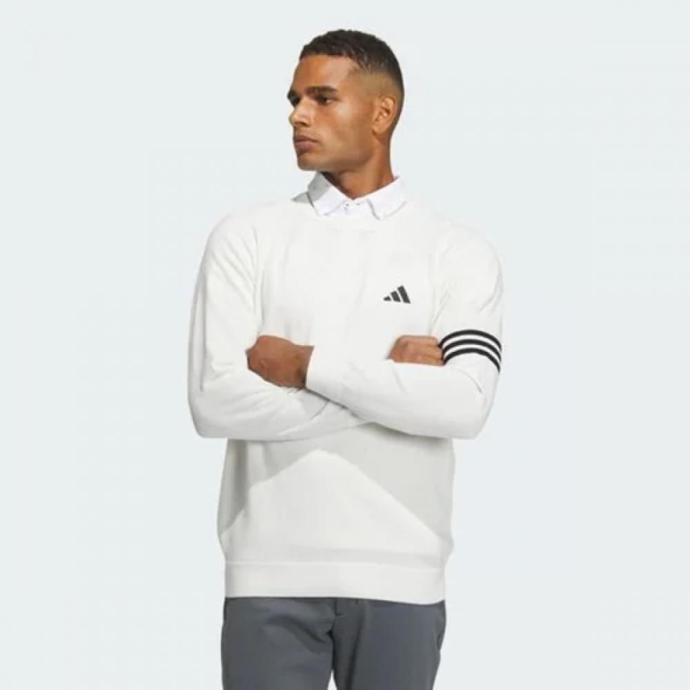 Adidas Golf 24 YearS SS Men S Three Line Knit Crewneck In9049