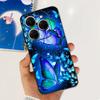 Чехол для Tecno Spark 20 Pro Жидкий силикон Мягкий ТПУ Матовая крышка Маска для телефона На Spark20 20Pro 4G Роскошный узор Кот Цветок Мультяшный