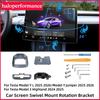 Screen Swivel Mount for Tesla Model Y L Juniper Model 3 Highland Center Console Screen Rotating Bracket 4 Direction Adjustment