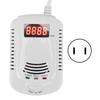 Natural Gas Detector LED Digital Display Household Natural Gas Carbon Monoxide Leak Voice Detector