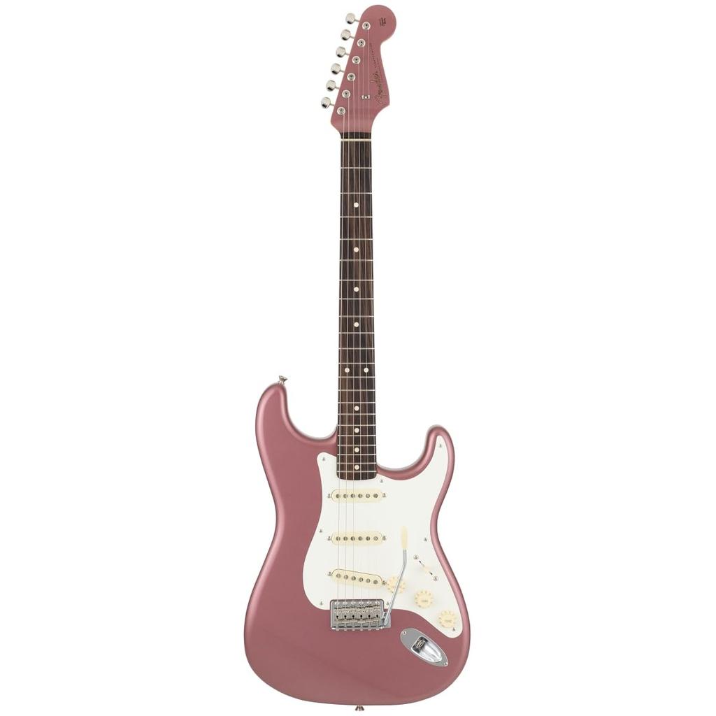 Fender /Char Stratocaster, накладка на гриф из палисандра бордового цвета, цвет «Char» бордовый [Сделано в Японии]