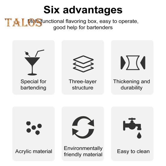 3 Tier Bar Glass Rimmer Salt And Sugar Rimmer Seasoning Box Cocktail Ingredient Separator Bartender Tool for Margaritas