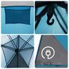 Tunnel Family Tent for 8 Persons Blue Waterproof