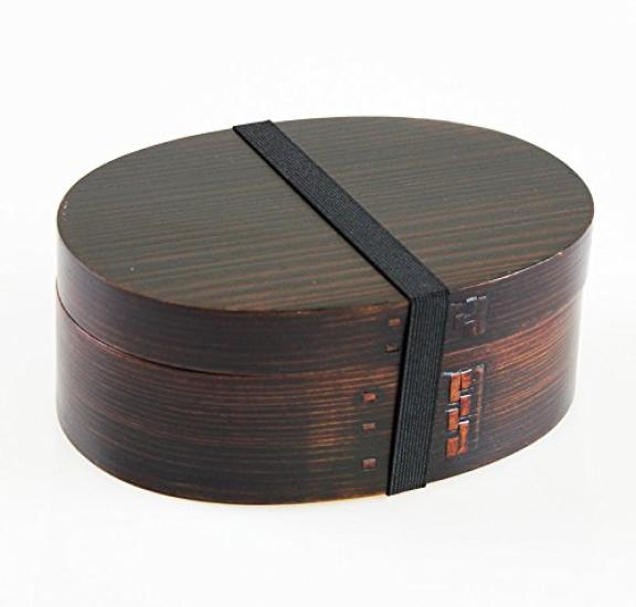 Fujishiro Kogei Магэваппа Овальный Ланч-бокс (большой) Лакированный, Сделано в Японии