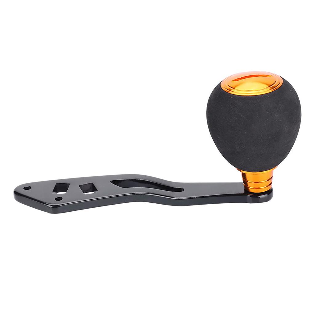 Fishing Reel Handle EVA Knob with Fittings Replacement Parts for Low   Reel (Gold)