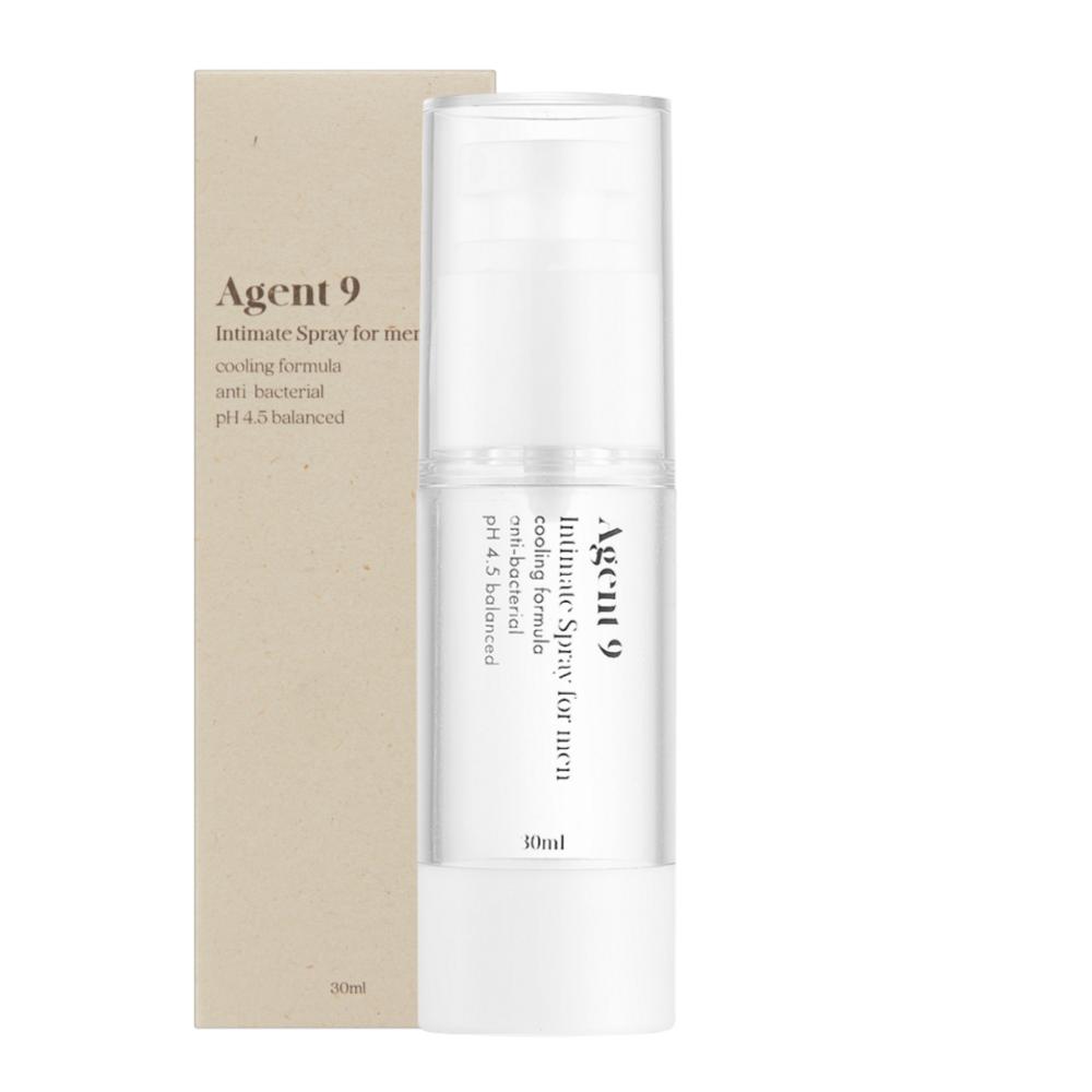Agent Nine Hypoallergenic Men's Cleanser Cooling Spray, 30ml, 1 Unit