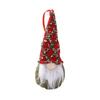 Christmas Gnome Hanging Ornament Handmade Knitted Hat Faceless Dwarf Elf Plush Doll Winter Holiday Party Xmas Tree Hanging Decoration