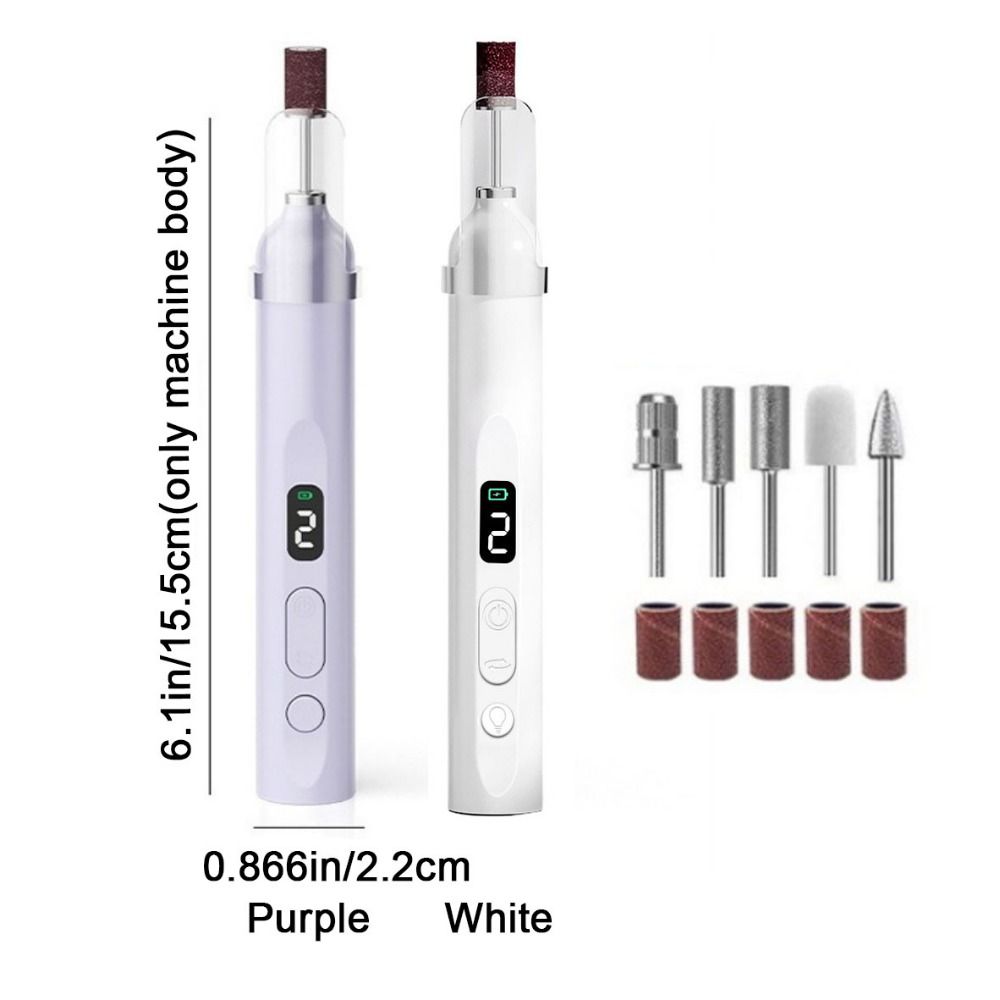 Handheld Electric Nail Polisher Rechargeable Nail Sanding File Dead Skin Removal